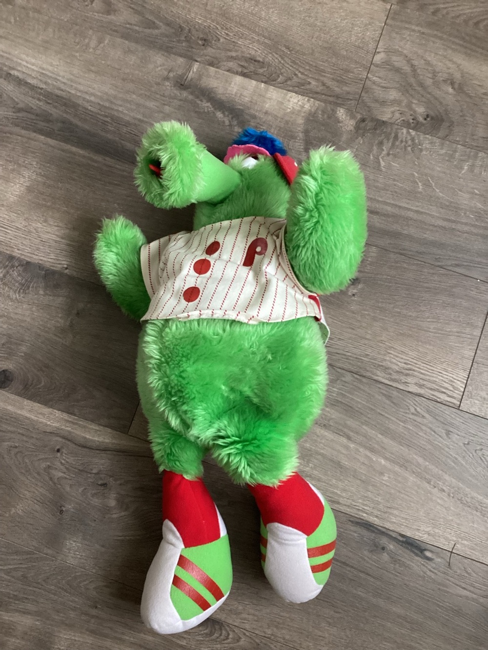 VTG 1986 Phillie Phanatic Mascot Plush 13" Philadelphia Phillies Baseball GUC